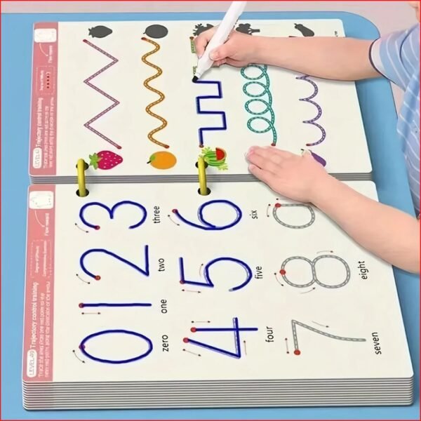 64 Pages Reusable Tracing book