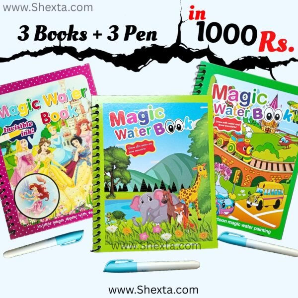 ( 3 Books ) Water Magic Drawing Books
