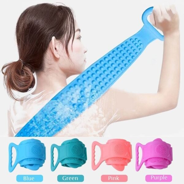 1 Piece Silicone Body Scrubber Belt